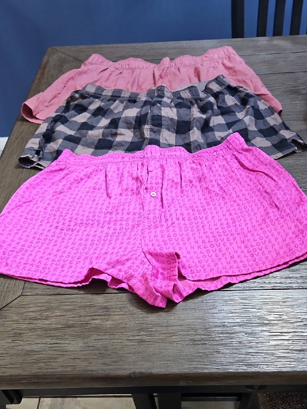 Victoria's Secret Bright Pink Knit Elastic Waist Sleep Shorts